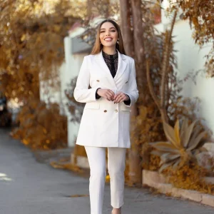 Ensemble blanc - Veste et pantalon