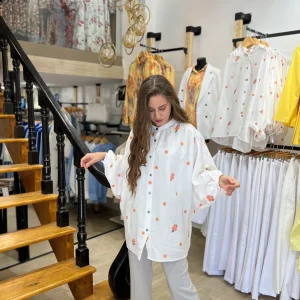 Blouse à manches chauve souris