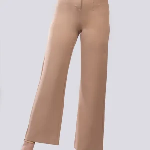 Pantalon fluide en beige
