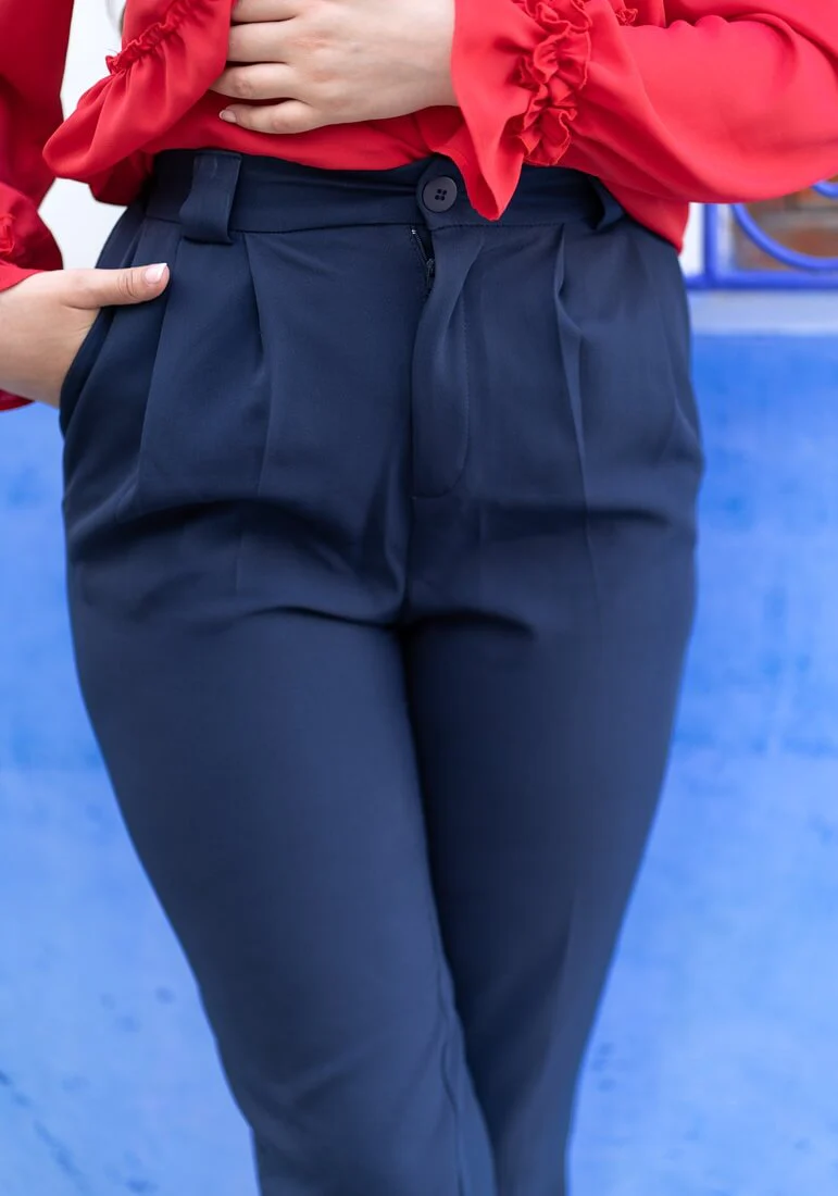 Pantalon bleu marine – Image 2