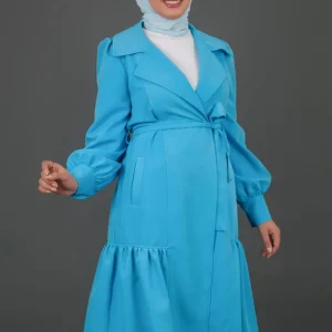 cardigan en bleu ciel