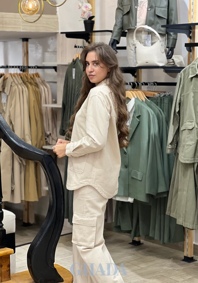 Ensemble Surchemise - pantalon effet denim – Image 3