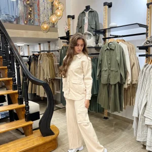 Ensemble Surchemise - pantalon effet denim