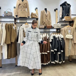 Ensemble veste - jupe en tweed