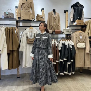 Ensemble veste - jupe en tweed