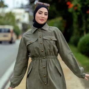 Blouson en vert olive