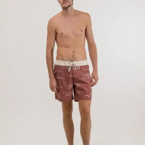 Bays Boardshort Red RHYTHM