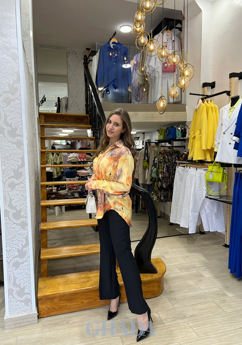 Chemise satinée tie & dye – Image 5