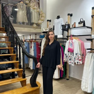 Ensemble chemise & pantalon en lin