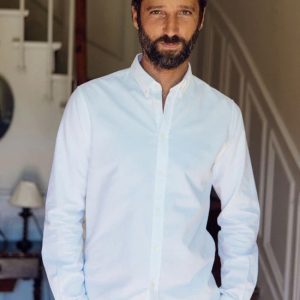 Chemise Oxford Brossé CUISSE DE GRENOUILLE