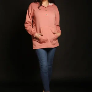 Capuche en rose bebe