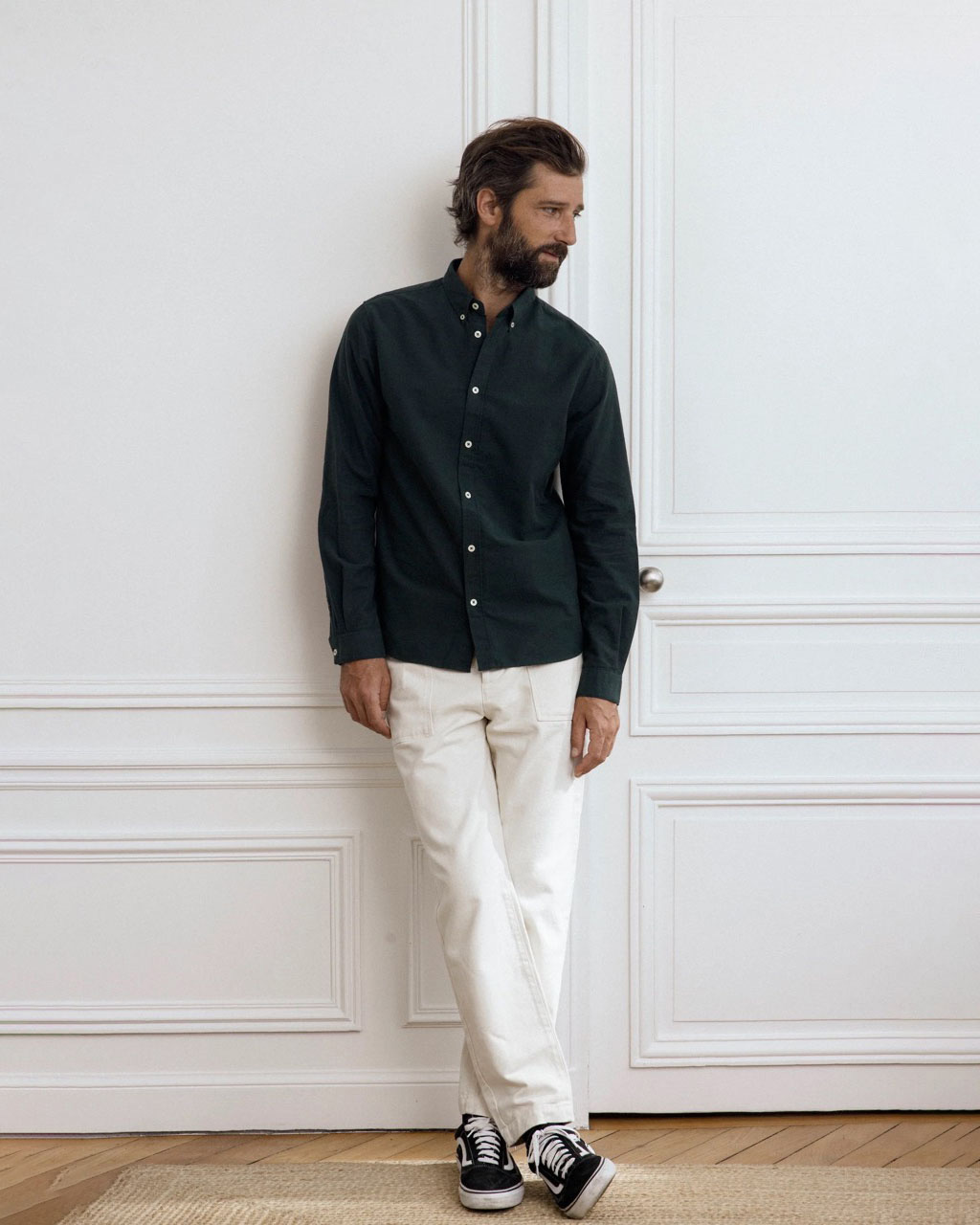 Chemise Oxford Brossé CUISSE DE GRENOUILLE – Image 5