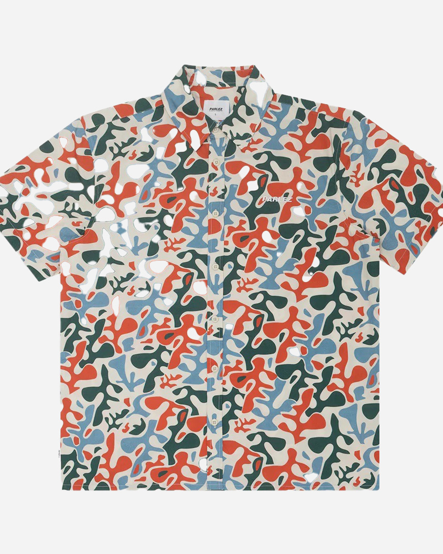 Chemise Manches Courtes camouflage Corail Puerto PARLEZ