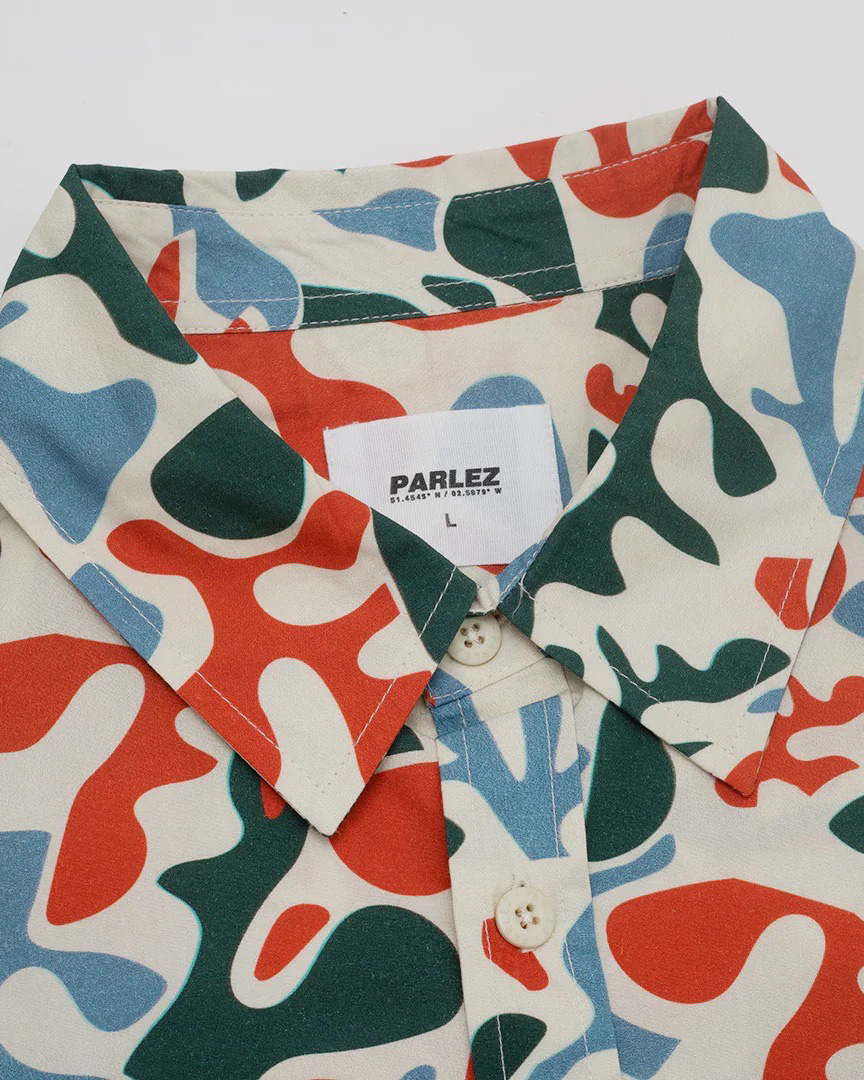 Chemise Manches Courtes camouflage Corail Puerto PARLEZ – Image 3