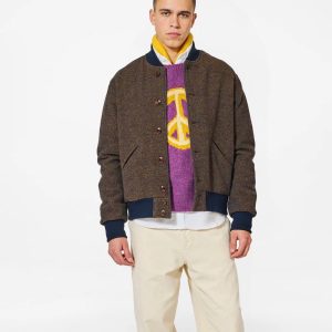 Kappa Diago Brown | Homecore – Veste réversible laine vierge