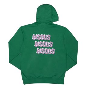 Hoodie Bisous X3 Kelly Green BISOUS SKATEBOARD