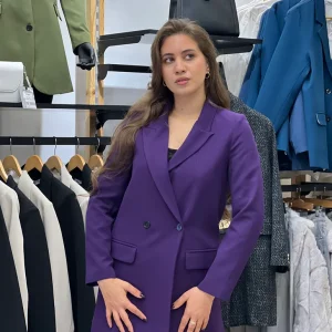 Ensemble tailleur en mauve