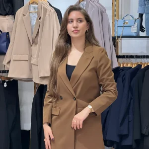 Ensemble tailleur en marron