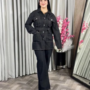 Ensemble en denim noir