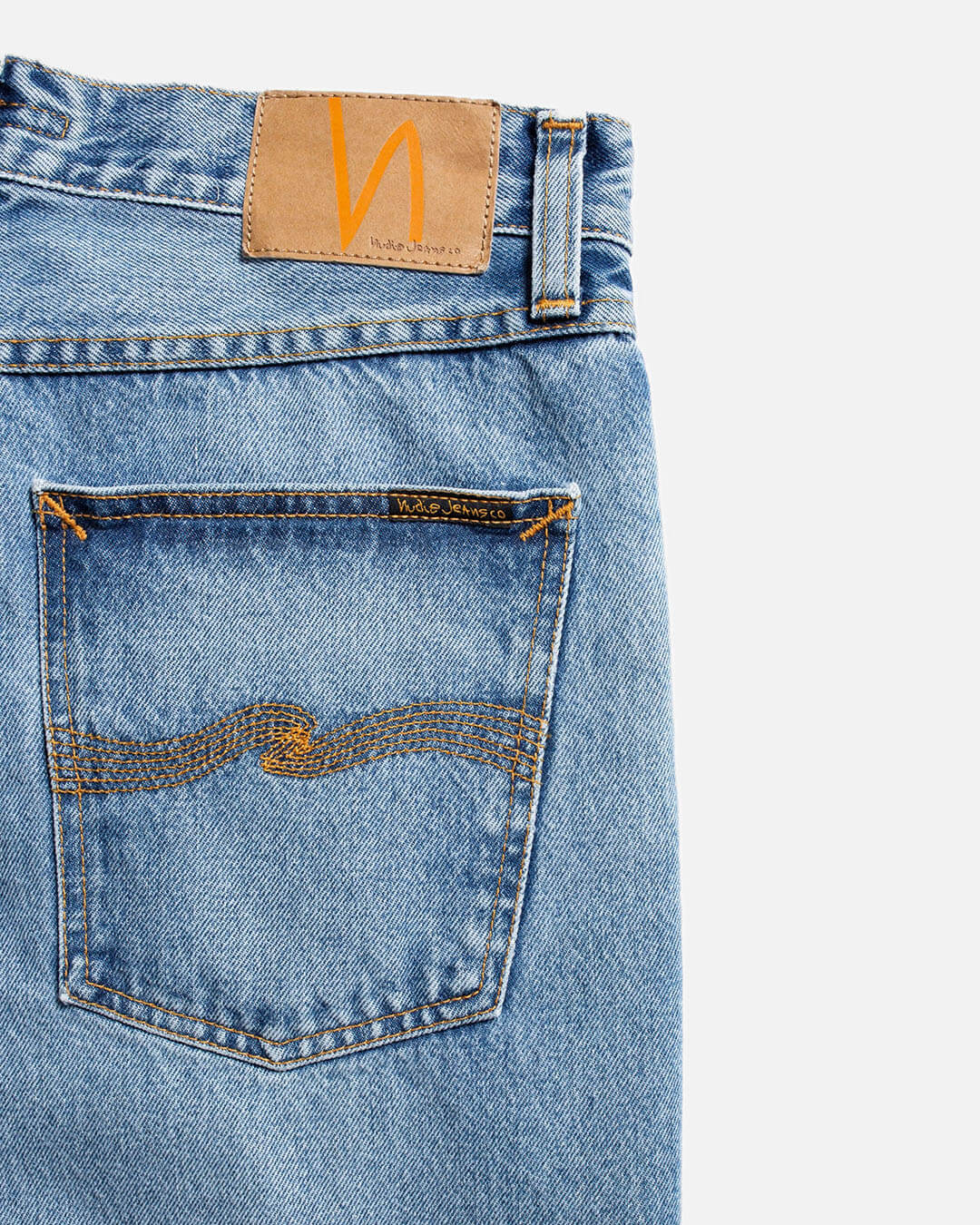 Rad Rufus Indigo Blues | Nudie Jeans – Jean droit taille haute coton organique – Image 7