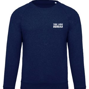 Sweat-shirt Bio col rond manches raglan homme