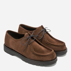 Padror VV Chocolat – Derby en cuir velours, style iconique et robuste | KLEMAN