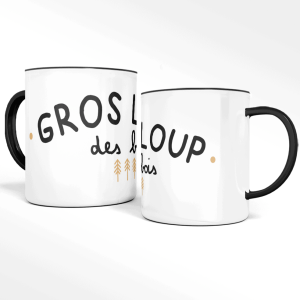 MUG SAVOIE : GROS LOUP DES BOIS