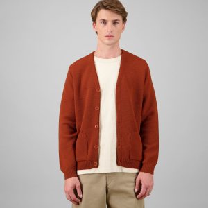 Pull Youri Cardigan Orange NITTO KNITWEAR