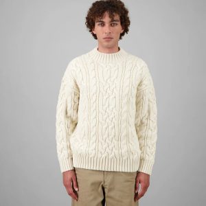 Pull Torsadé Ohannes Ecru NITTO KNITWEAR