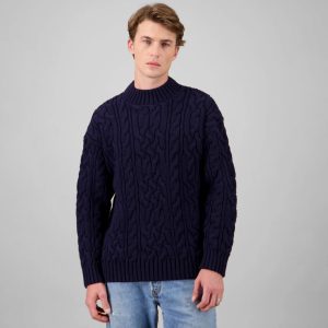 Pull Torsadé Ohannes Marine NITTO KNITWEAR