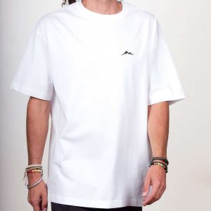 T SHIRT OVERSIZE HOMME BRODE : MONTAGNES