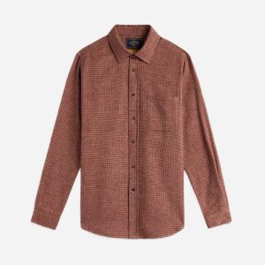 Chemise Abstract Pied Poule Clay PORTUGUESE FLANNEL