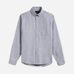 Chemise Brushed Oxford Blue PORTUGUESE FLANNEL