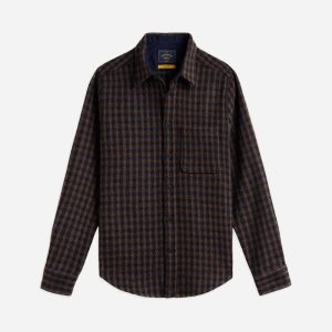 Surchemise Merino Tweed Navy PORTUGUESE FLANNEL