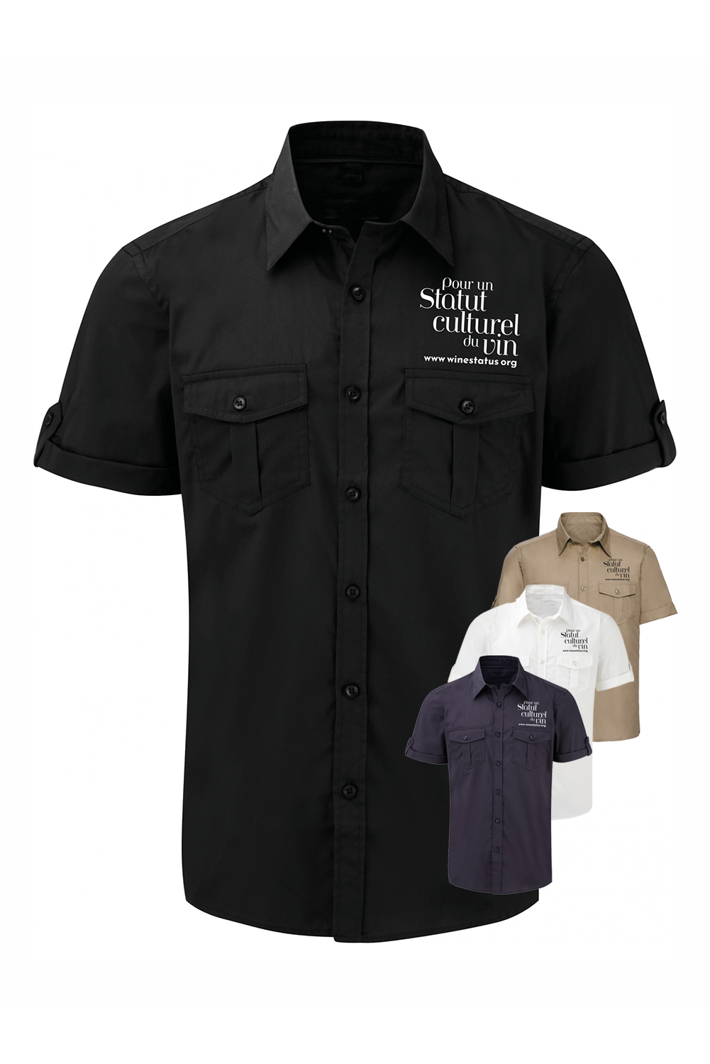 Chemise “Statut culturel du vin” – Homme