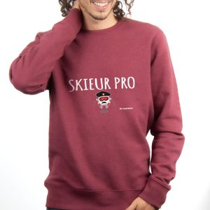 PROMO PULL HOMME : SKIEUR PRO-BORDEAU-S
