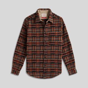 Abstract Geometric | Portuguese Flannel – Surchemise en 100 % laine