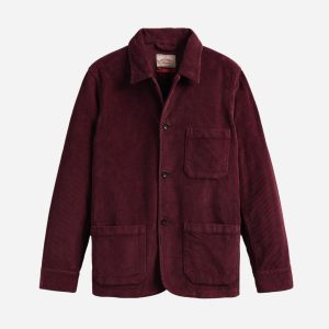 Veste Velours Labura Cord Bordeaux PORTUGUESE FLANNEL