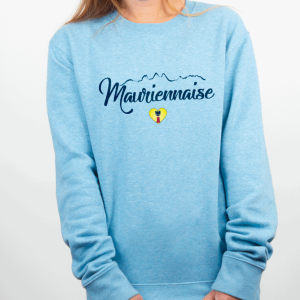 PROMO PULL FEMME : MAURIENNAISE-BLEU CIEL-XL