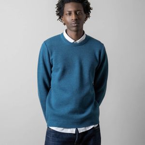 Pull Youri Bleu Canard NITTO KNITWEAR
