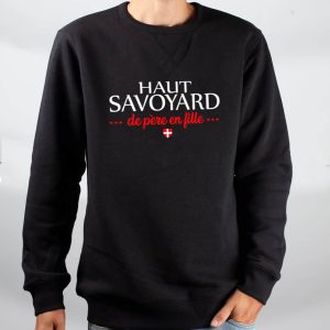 PROMO PULL HOMME : HAUT SAVOYARD DE PERE EN FILLE-NOIR-XXL