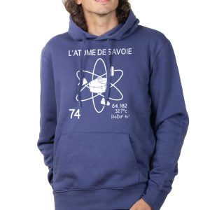 PROMO SWEAT HOMME : L&rsquo;ATOME DE SAVOIE 74-BLEU JEAN-XL