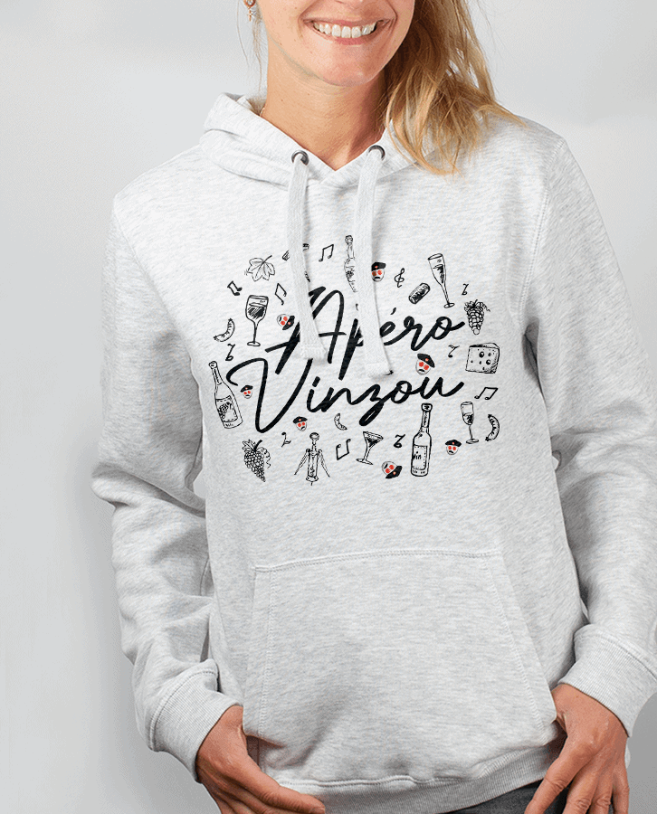 SWEAT FEMME : APERO VINZOU