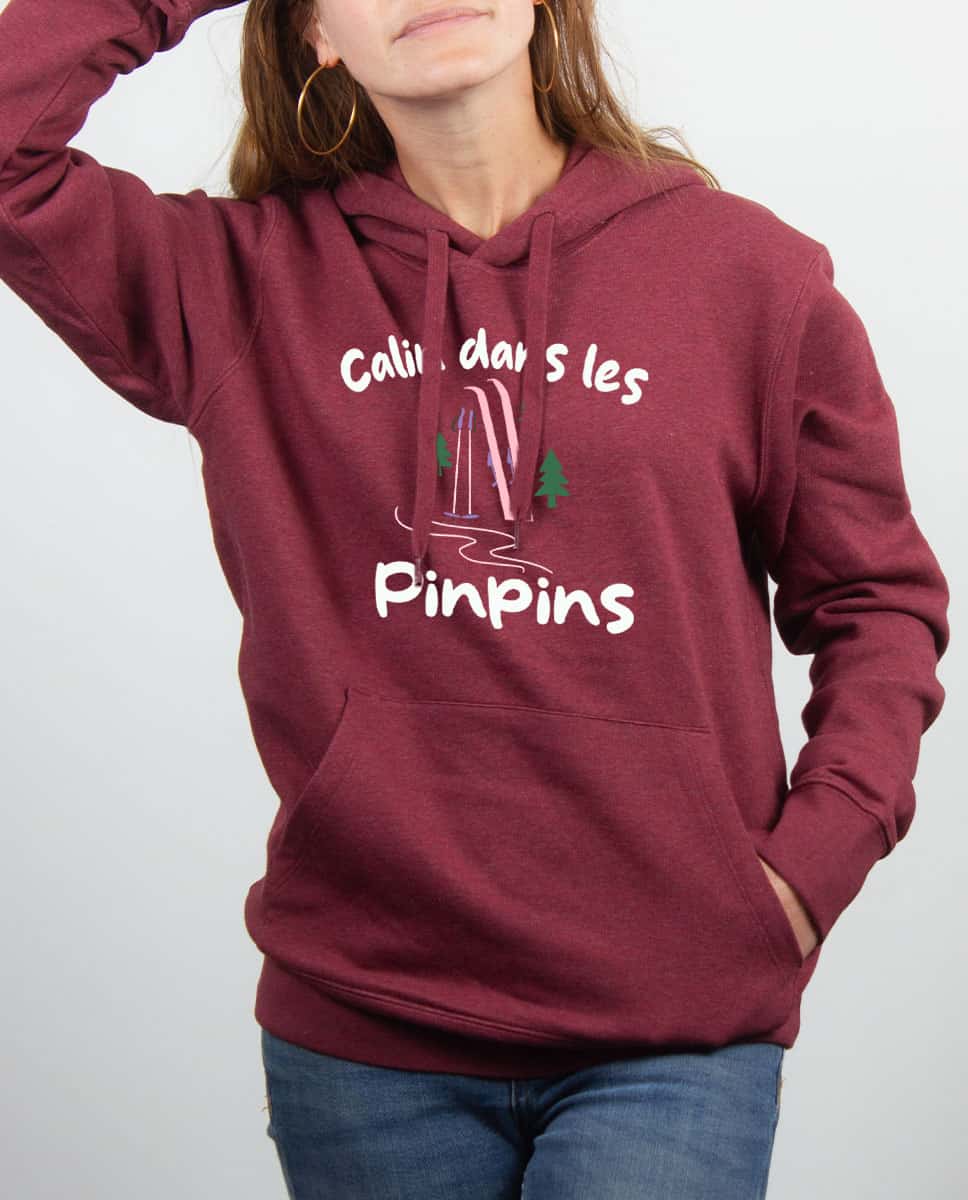 SWEAT FEMME : CALIN DANS LES PINPINS – Image 2