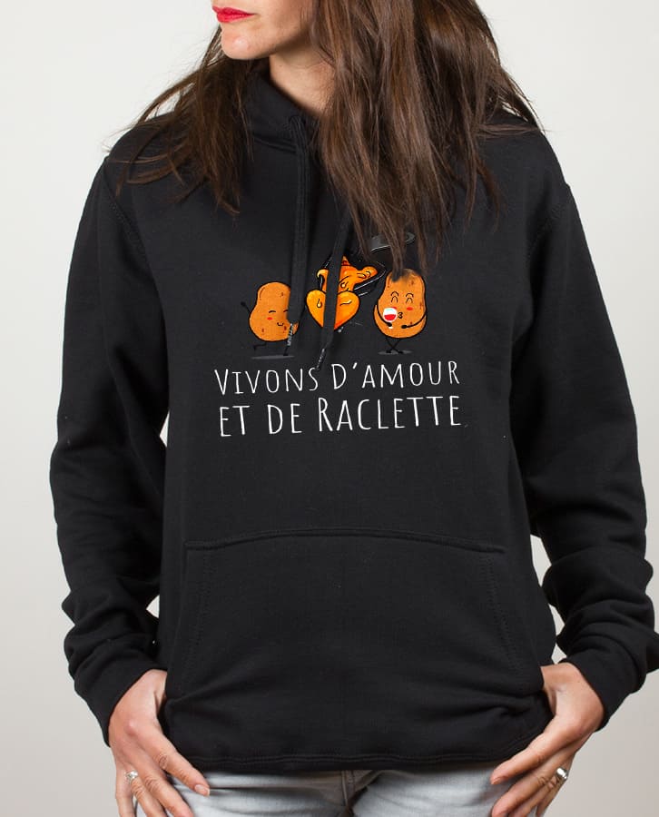 SWEAT FEMME : VIVONS D’AMOUR ET DE RACLETTE – Image 3