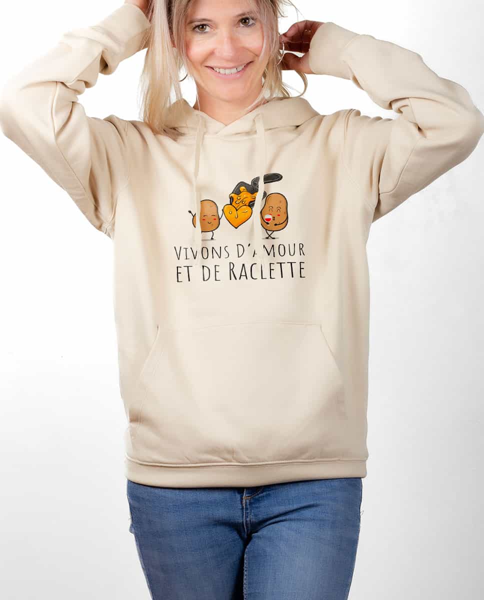 SWEAT FEMME : VIVONS D’AMOUR ET DE RACLETTE – Image 7