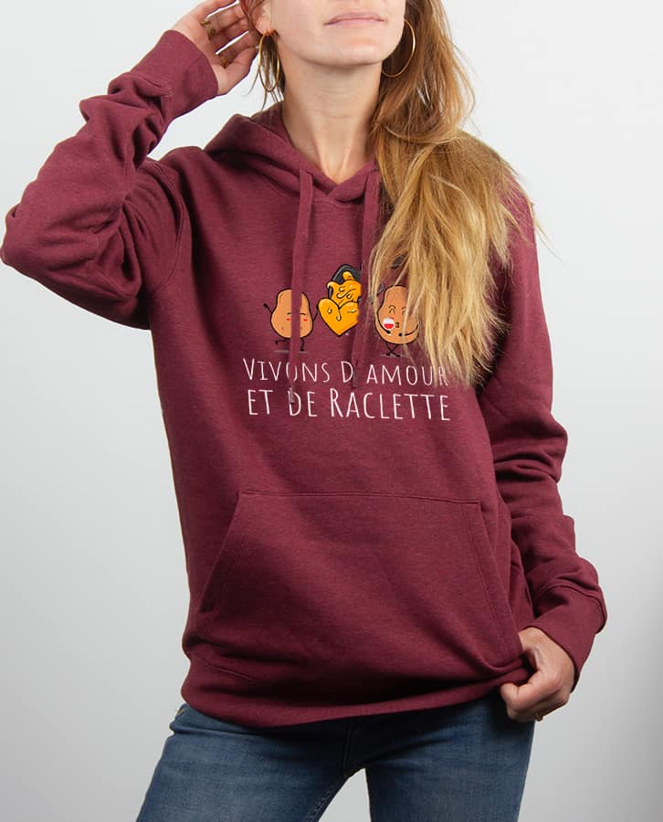 SWEAT FEMME : VIVONS D’AMOUR ET DE RACLETTE – Image 4