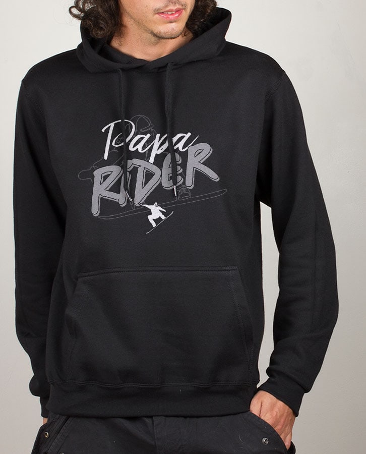 PROMO SWEAT HOMME : PAPA RIDER-NOIR-XL
