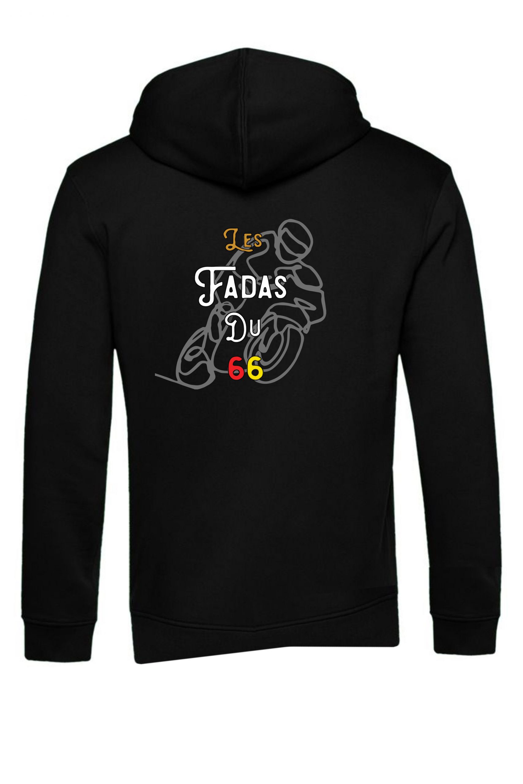 Sweat à Capuche impression Cœur + Dos – Image 2