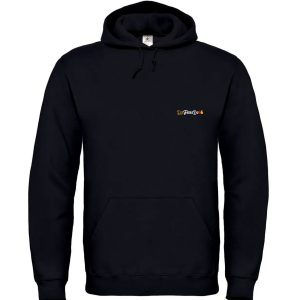 Sweat à Capuche impression Cœur + Dos